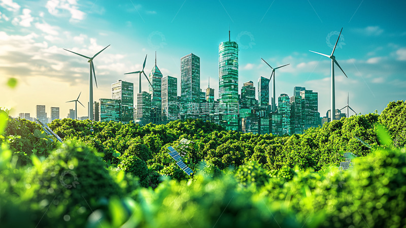 高清大图下载【趣麦麦图】绿色城市
