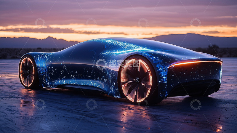 高清大图下载【趣麦麦图】未来感跑车