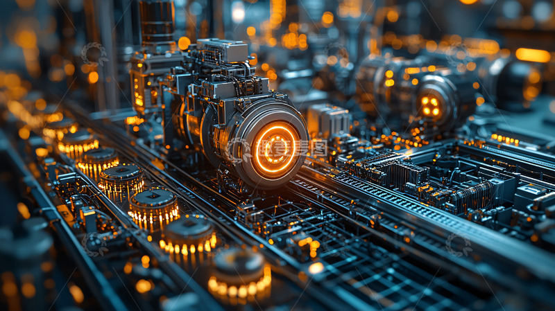 高清大图下载【趣麦麦图】未来科技感机械装置