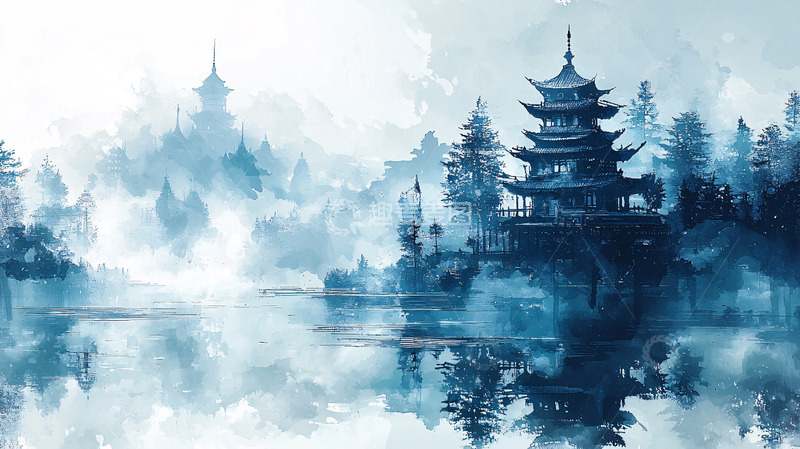 高清大图下载【趣麦麦图】水墨画