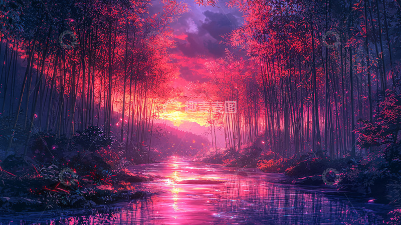 高清大图下载【趣麦麦图】梦幻森林