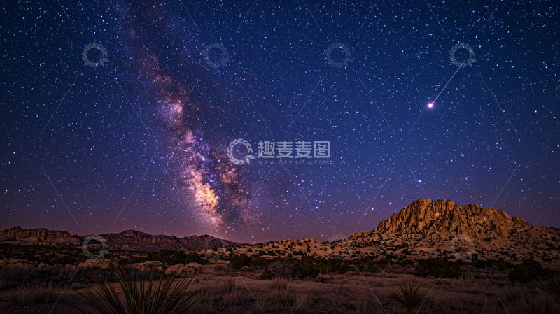 高清大图下载【趣麦麦图】星空银河