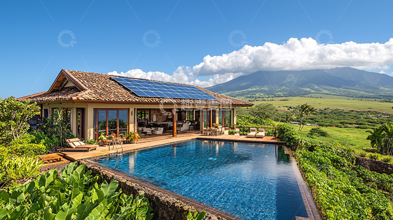 高清大图下载【趣麦麦图】度假别墅