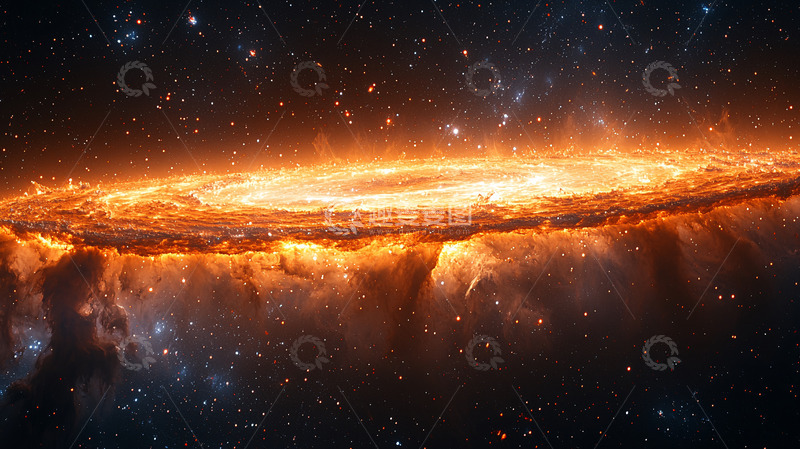 高清大图下载【趣麦麦图】燃烧的宇宙星云