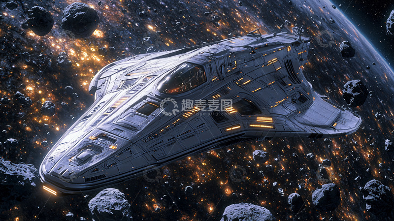 高清大图下载【趣麦麦图】宇宙飞船