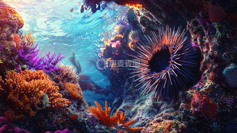 高清大图下载【趣麦麦图】海底珊瑚礁梦幻世界