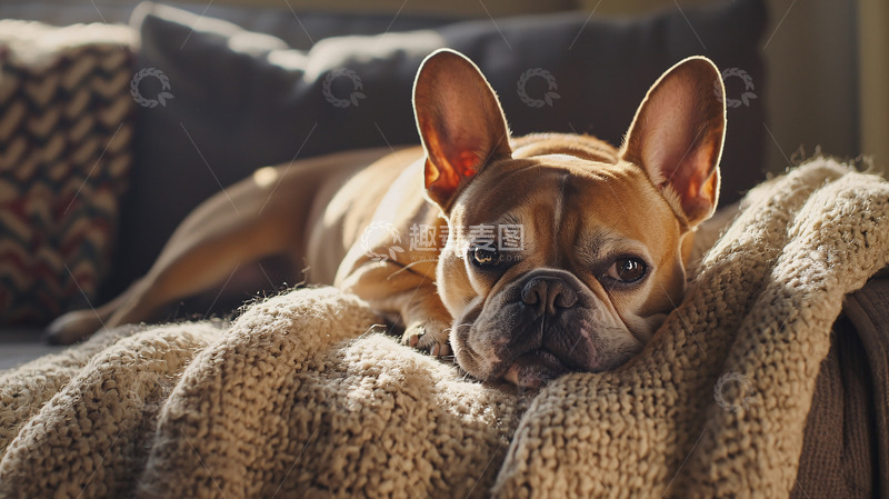 高清大图下载【趣麦麦图】法斗高清图片