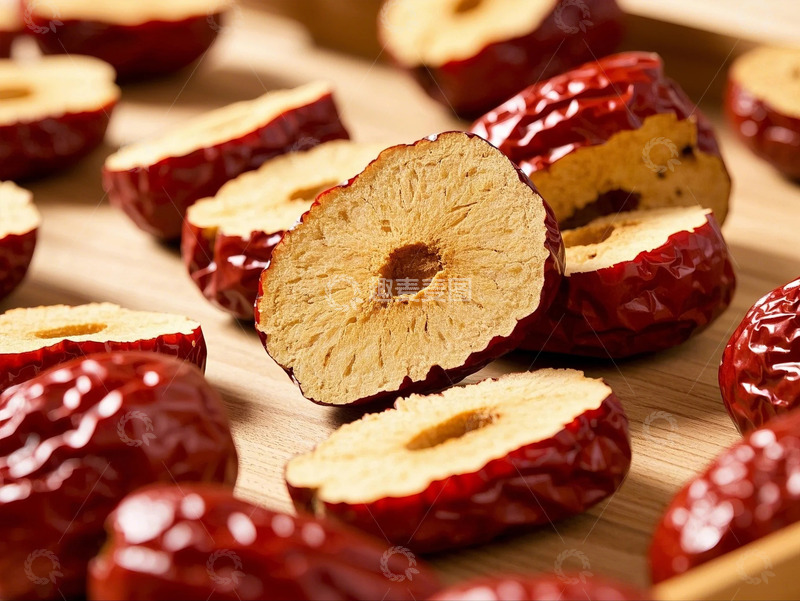 高清大图下载【趣麦麦图】红枣片泡茶干红枣