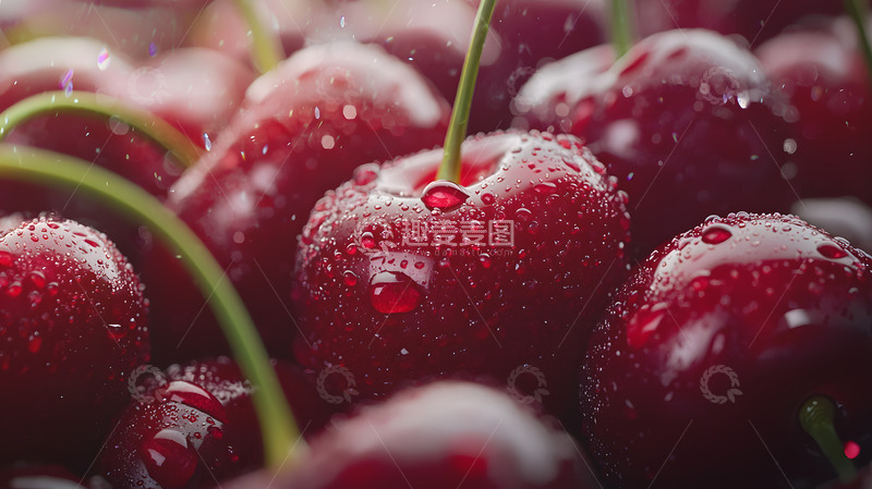 高清大图下载【趣麦麦图】特写放大车厘子图片