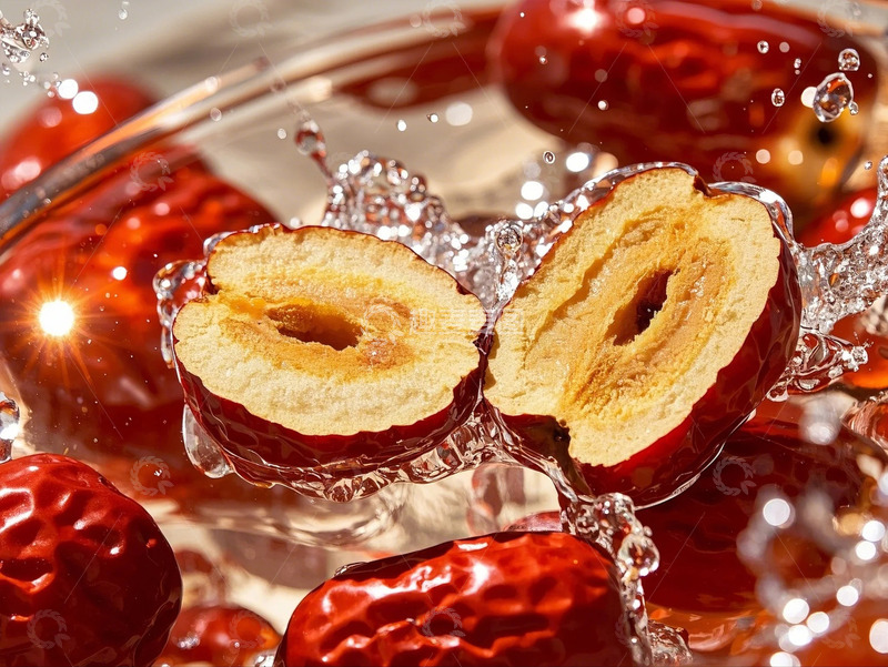 高清大图下载【趣麦麦图】红枣片泡茶干红枣片1