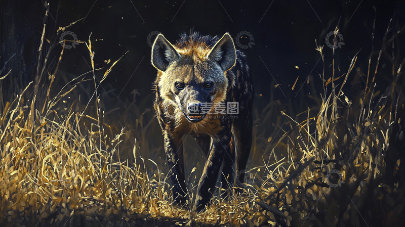 高清大图下载【趣麦麦图】斑鬣狗高清图片