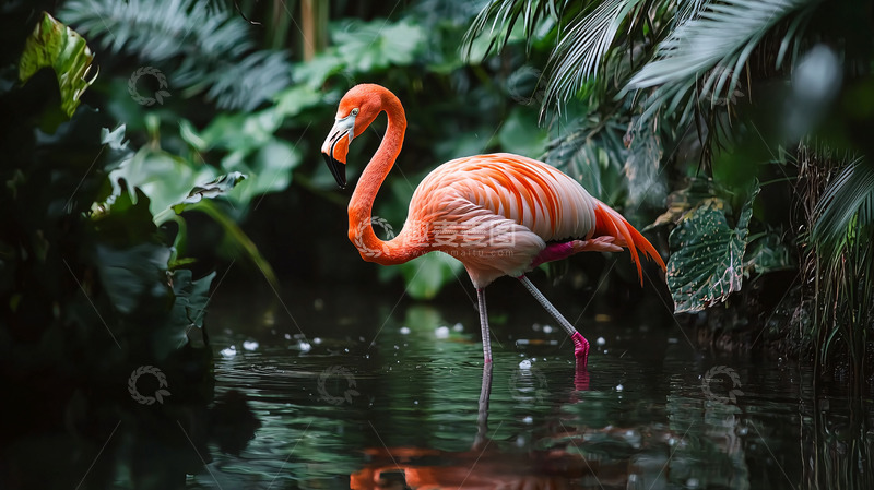 高清大图下载【趣麦麦图】火烈鸟高清图片