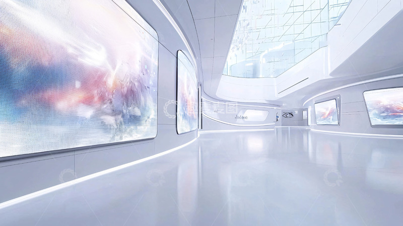 高清大图下载【趣麦麦图】-未来科技感走廊