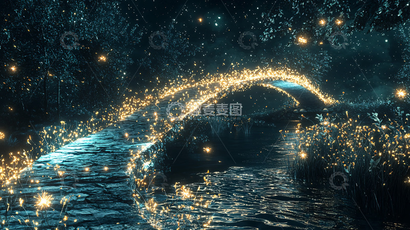 高清大图下载【趣麦麦图】星光小路