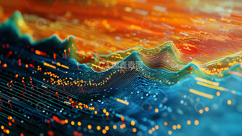 高清大图下载【趣麦麦图】抽象数据图表