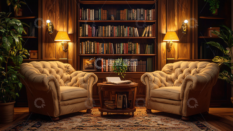 高清大图下载【趣麦麦图】书房高清图片