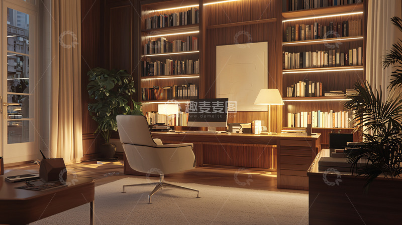 高清大图下载【趣麦麦图】书房高清图片