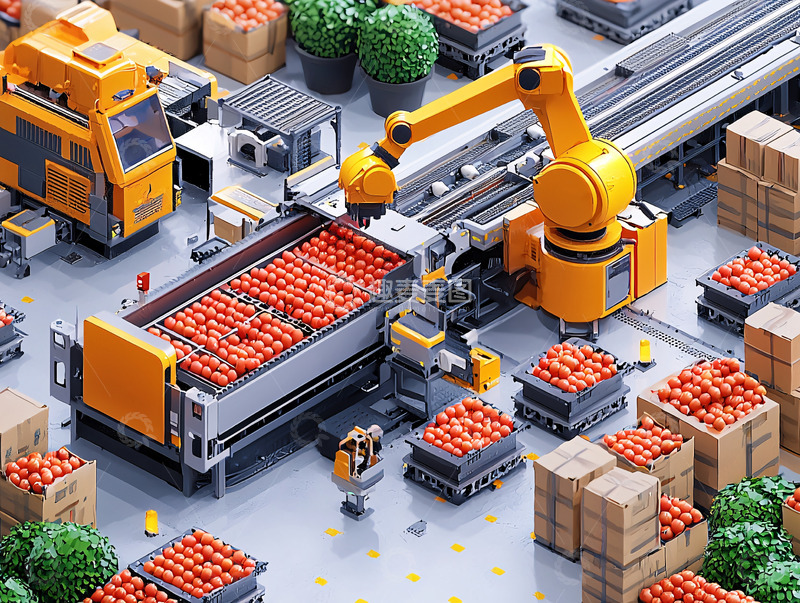 高清大图下载【趣麦麦图】自动化农业