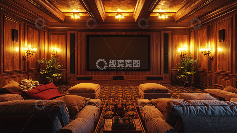 高清大图下载【趣麦麦图】私人家庭影院