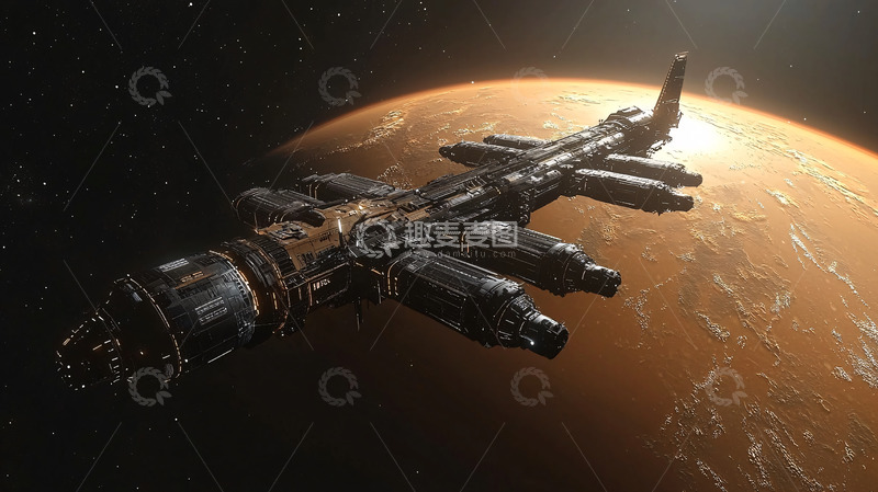 高清大图下载【趣麦麦图】宇宙飞船