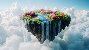 云端上的梦幻岛屿