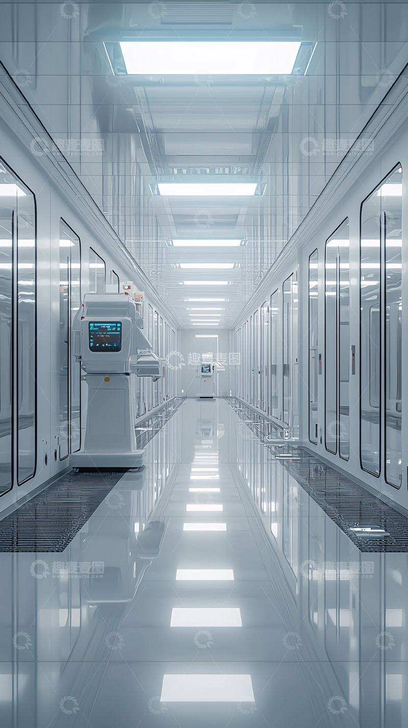 高清大图下载【趣麦麦图】未来感走廊