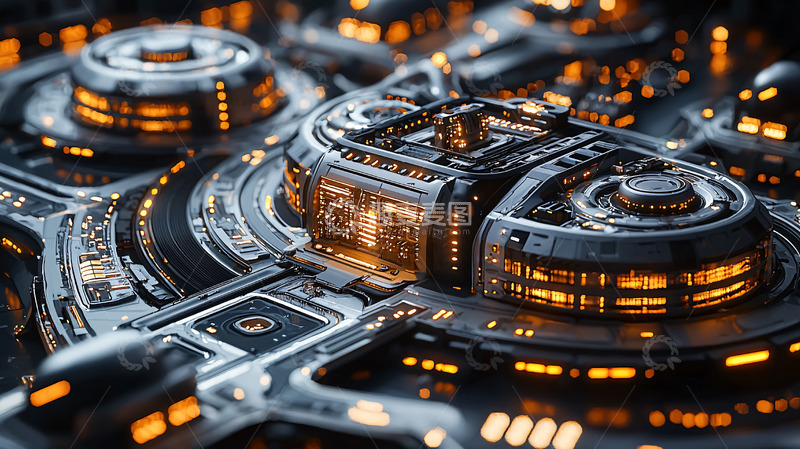 高清大图下载【趣麦麦图】未来科技建筑