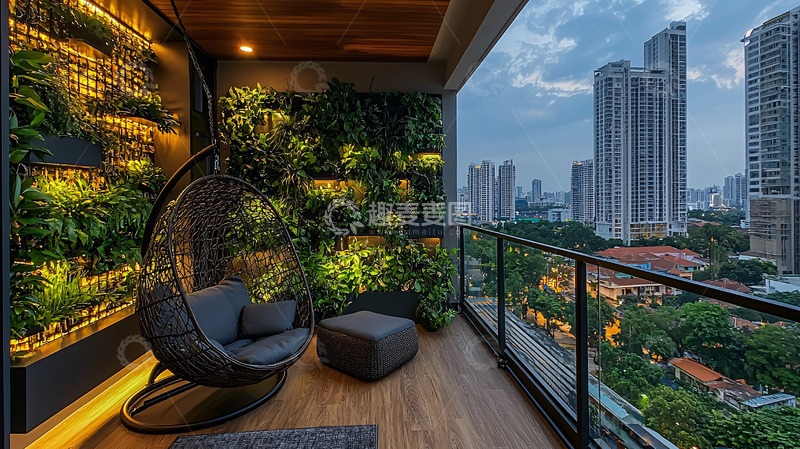 高清大图下载【趣麦麦图】阳台绿植景观设计