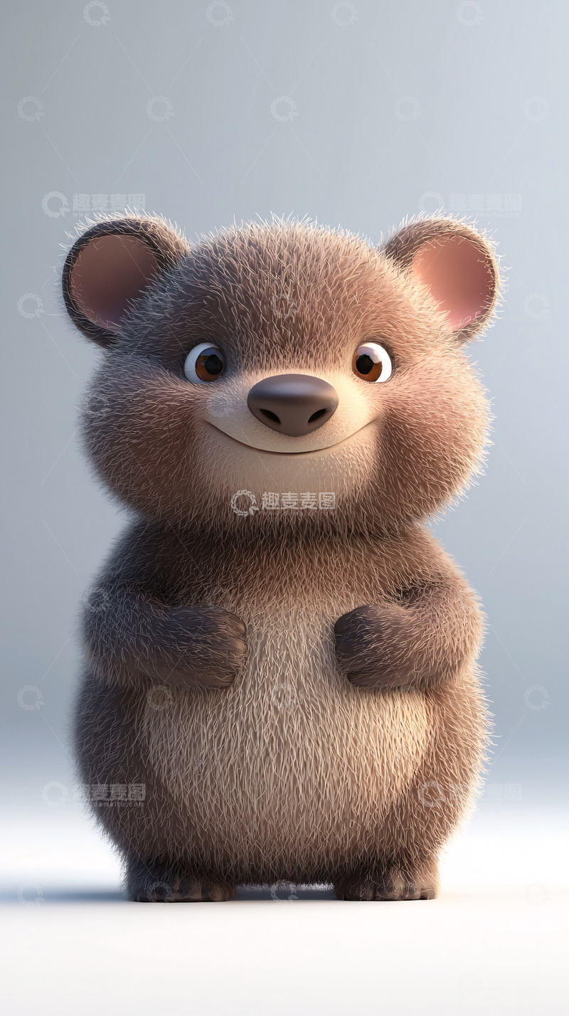 高清大图下载【趣麦麦图】可爱卡通小熊