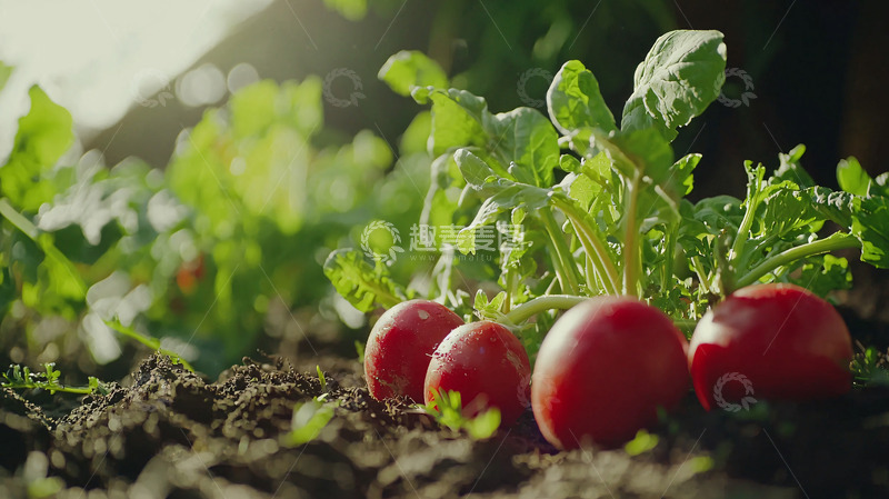 高清大图下载【趣麦麦图】阳光下成熟的红萝卜