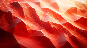 抽象红色低多边形纹理