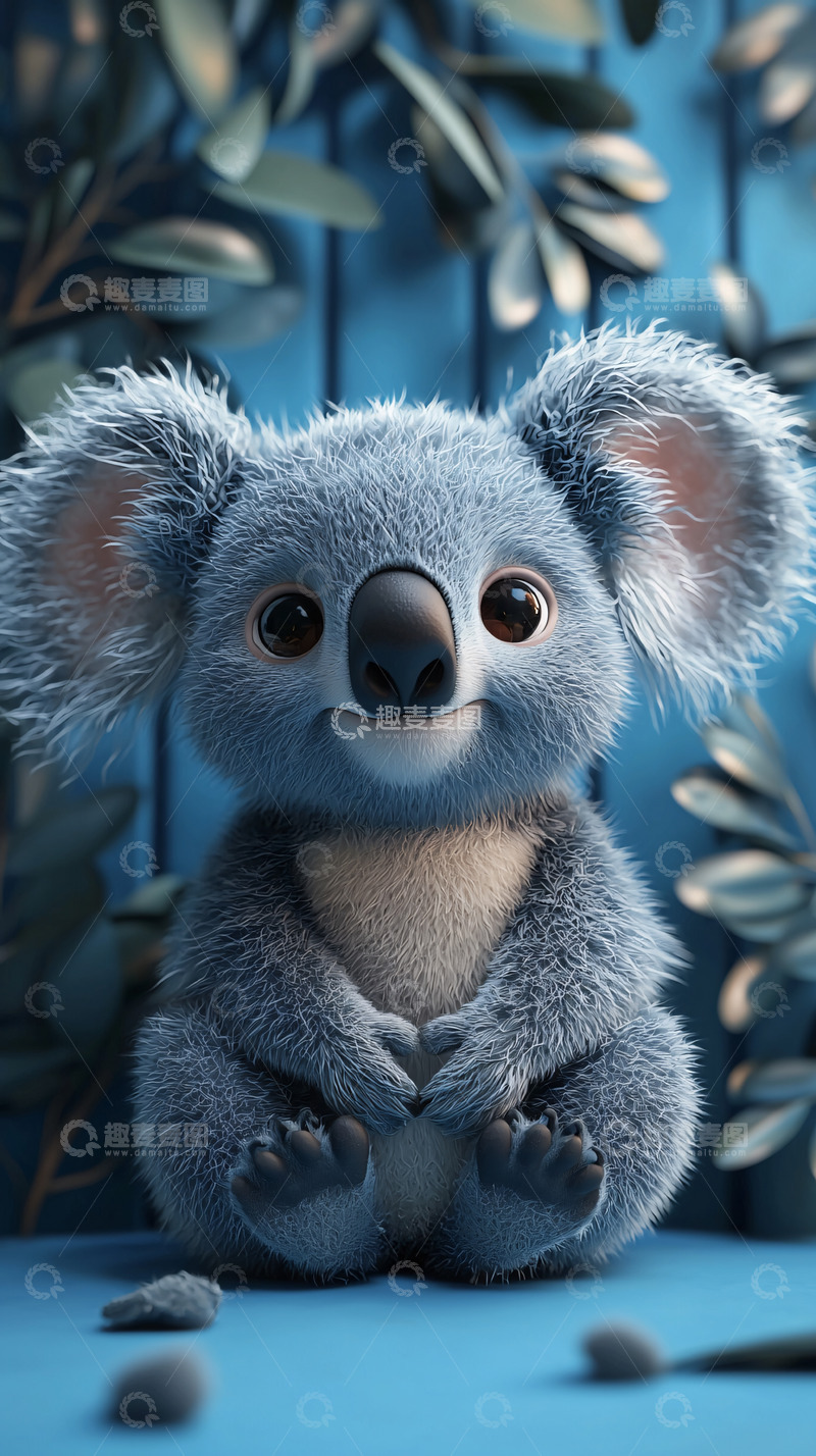 高清大图下载【趣麦麦图】萌宠树袋熊
