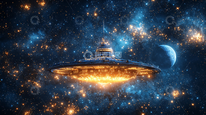 高清大图下载【趣麦麦图】宇宙飞船