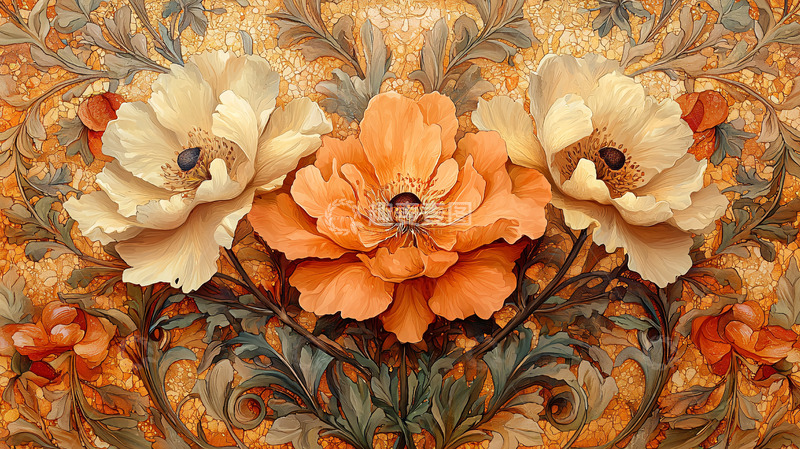 高清大图下载【趣麦麦图】精美花卉装饰画