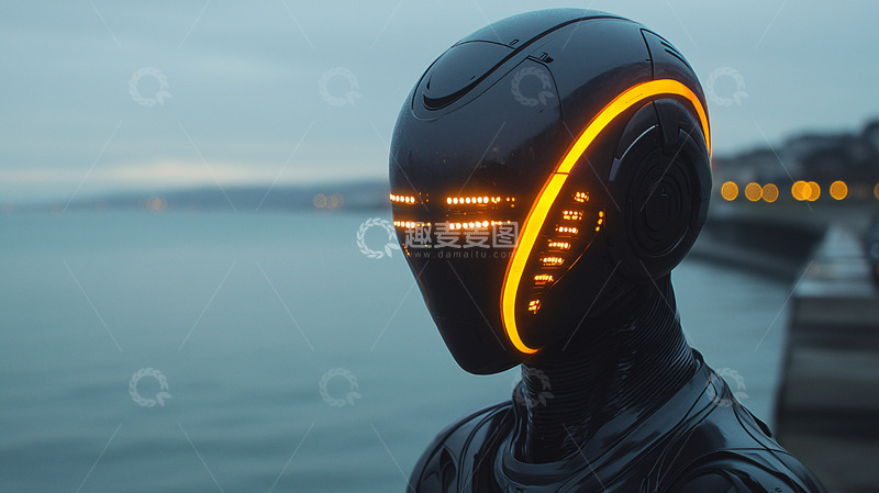 高清大图下载【趣麦麦图】未来科技感机器人