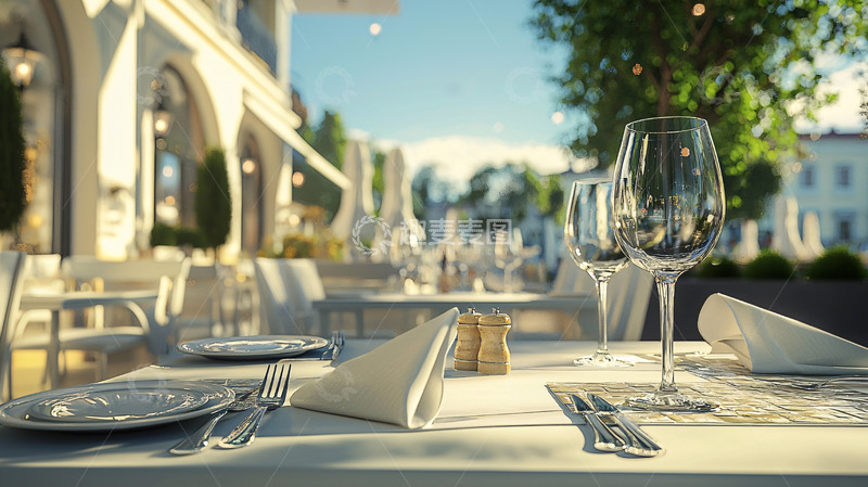 高清大图下载【趣麦麦图】户外餐厅