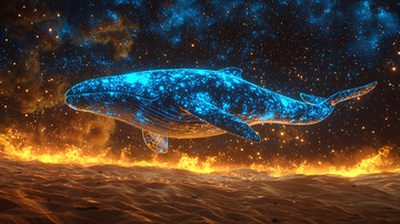 星光鲸鱼火焰海洋