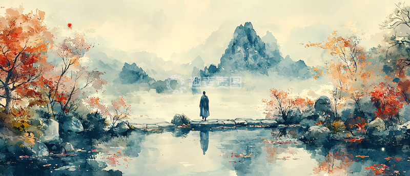 高清大图下载【趣麦麦图】水墨画