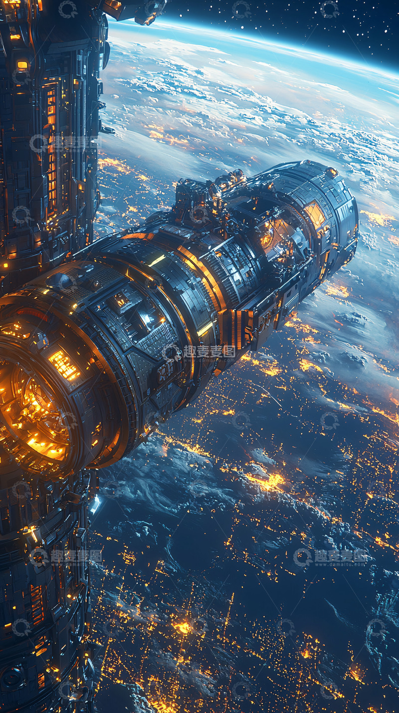高清大图下载【趣麦麦图】太空站
