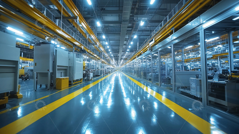 高清大图下载【趣麦麦图】现代化工厂车间内部