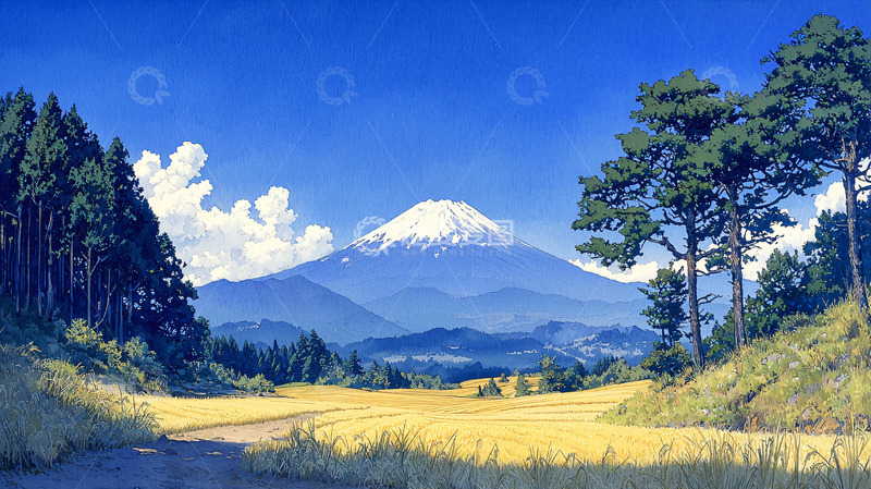 高清大图下载【趣麦麦图】富士山风景