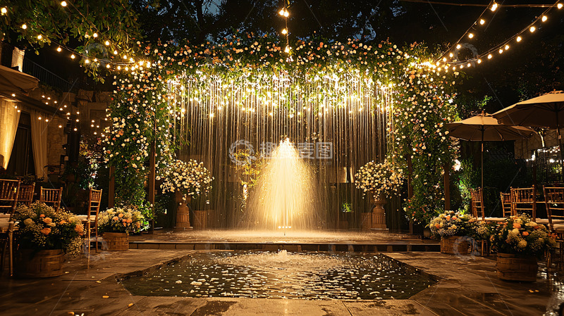 高清大图下载【趣麦麦图】浪漫户外婚礼场景