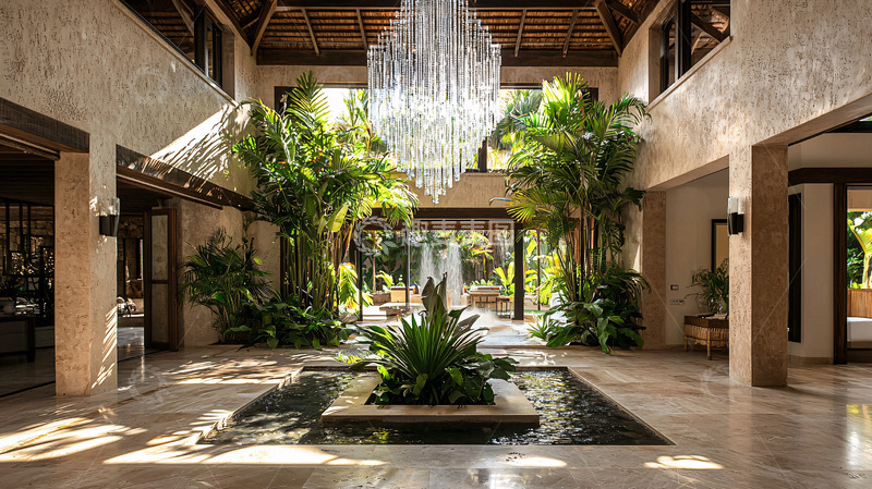 高清大图下载【趣麦麦图】豪华酒店大堂内景