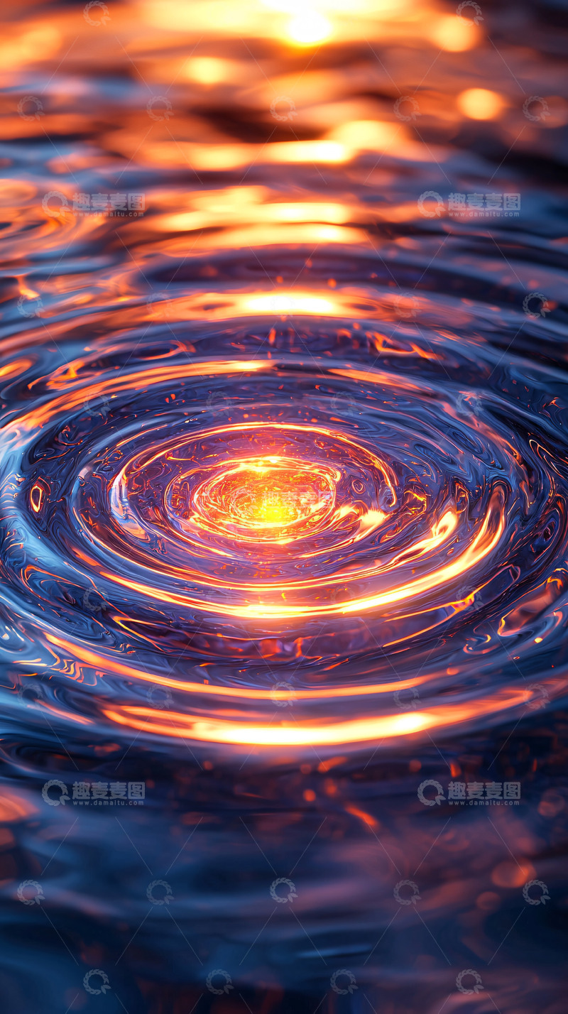 高清大图下载【趣麦麦图】水中倒影呈现出梦幻色彩