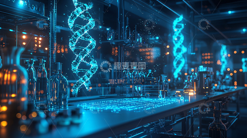 高清大图下载【趣麦麦图】未来科技实验室