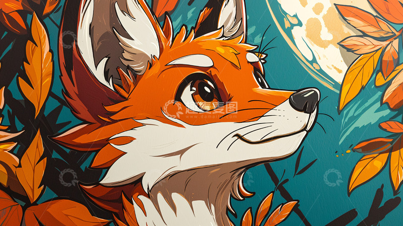 高清大图下载【趣麦麦图】红狐