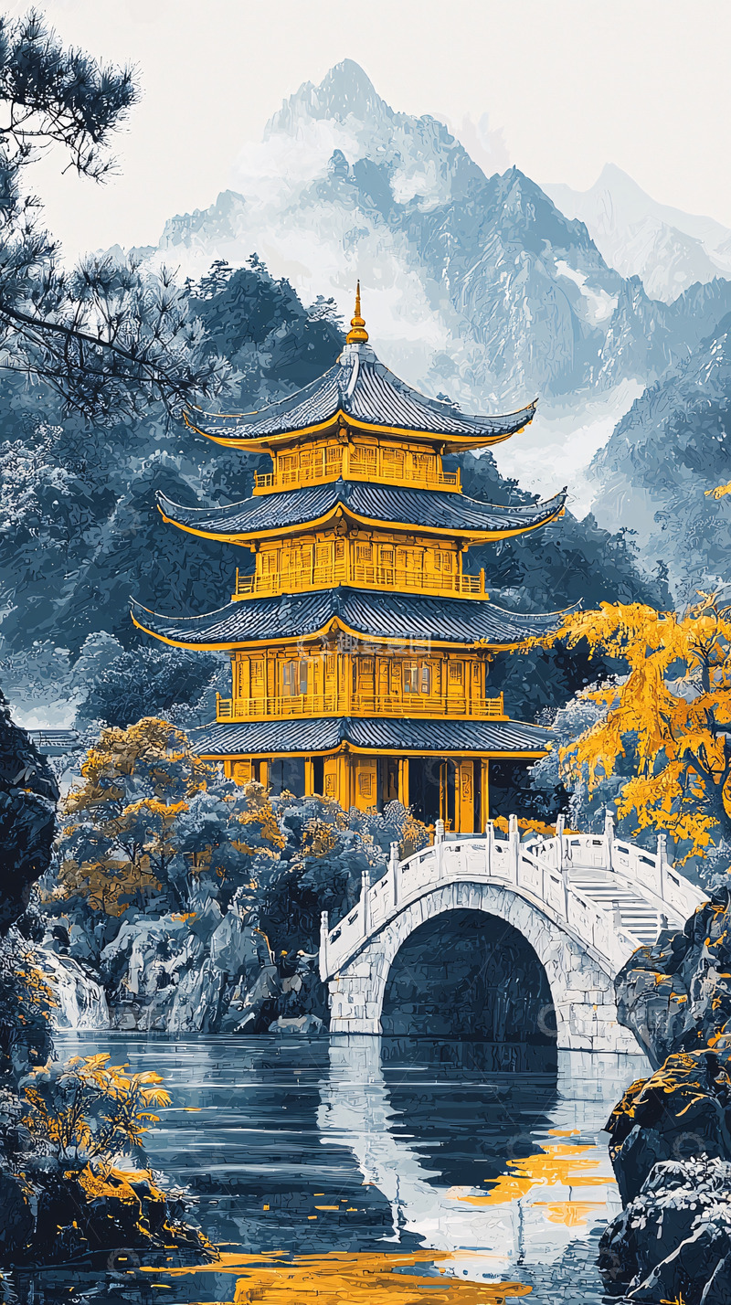 高清大图下载【趣麦麦图】中国风