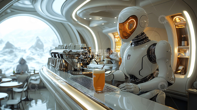 高清大图下载【趣麦麦图】未来科技感酒吧