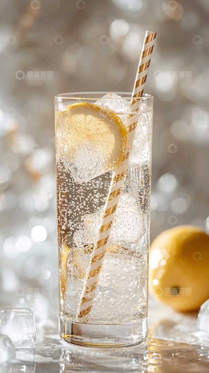 高清大图下载【趣麦麦图】柠檬苏打水