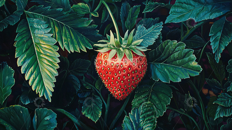 高清大图下载【趣麦麦图】草莓特写